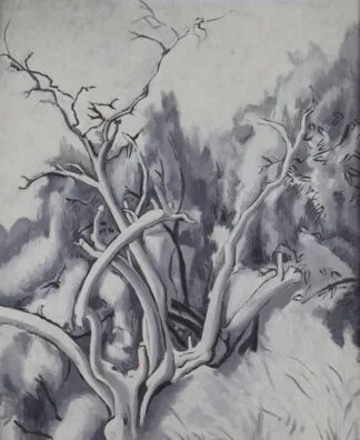 Paisaje en Grisalla - Benjamín Coria