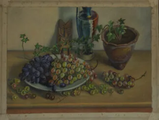 Bodegón uvas - Benjamín Coria